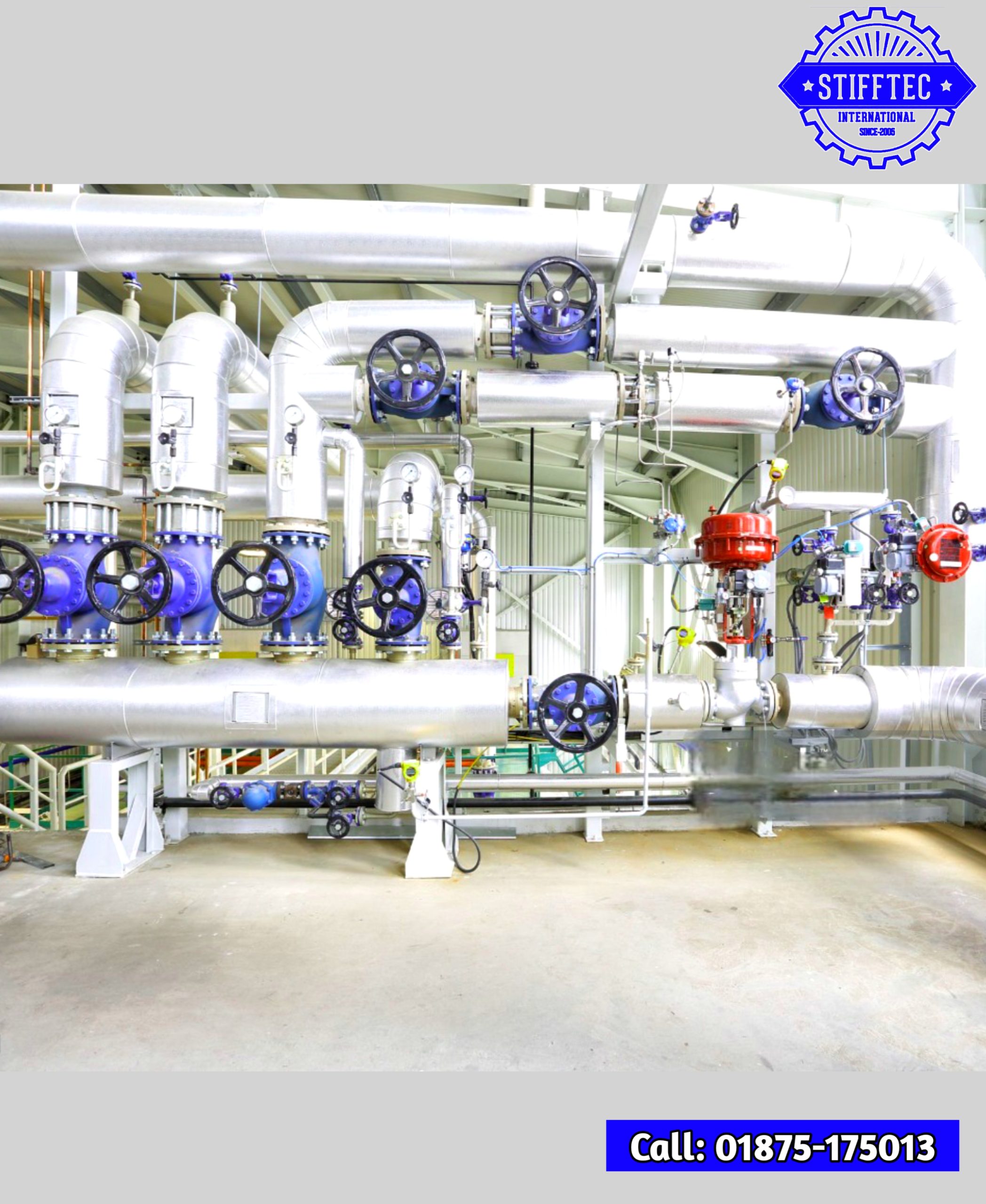 Steam Header work by Stifftec International